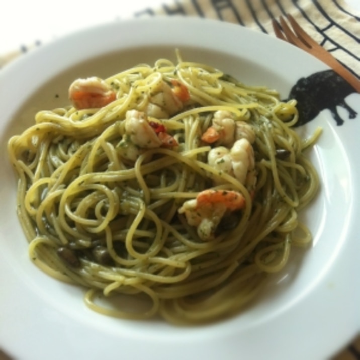 海老のジェノベーゼパスタ レシピ 作り方 By Gacchan 1 楽天レシピ 海老のジェノベーゼパスタ レシピ 作り方 By Gacchan 1 楽天レシピ